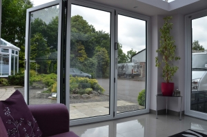 White Bi-Fold Doors Internal