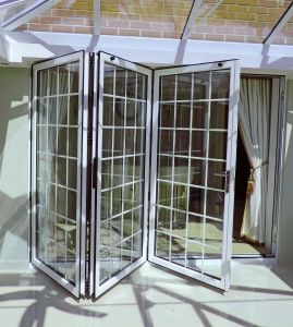 Orangery and Bi-Fold Doors in White