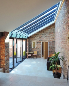 Anthracite Bi-Fold Doors and Orangery Internal