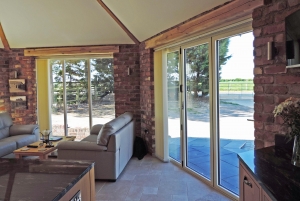 White Bi-Fold Doors Internal