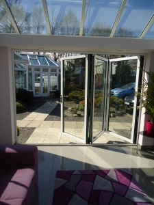 Orangery and Bi-Fold Doors Internal in White