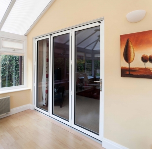 Bi-Fold Doors and UPVC Windows in White